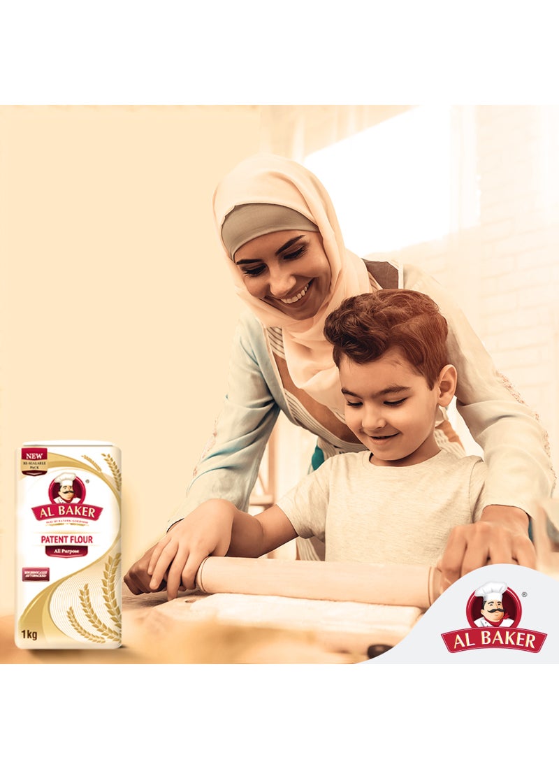 البيكر دقيق ممتاز لعمل جميع المخبوزات 1كيلوجرام - Image 2