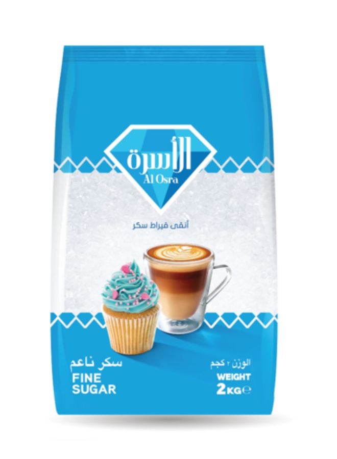 Al Osra Fine Sugar 2kg  - Image 1