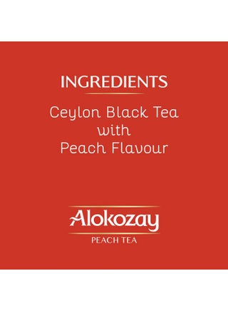 Natural Peach Flavouring With Ceylon Black Tea 25 Tea Bags 50.0grams - view 4