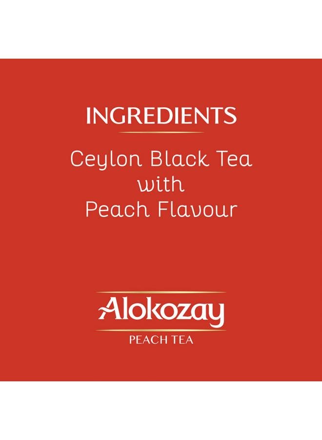 Alokozay - Natural Peach Flavouring With Ceylon Black Tea 25 Tea Bags 50.0grams - Image 1