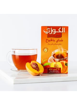 Natural Peach Flavouring With Ceylon Black Tea 25 Tea Bags 50.0grams - view 3