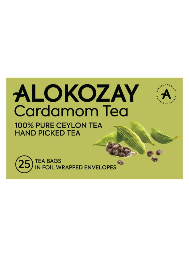 Alokozay - Black Tea Fused With Cardamom 25 Tea Bags 50.0grams - Image 1