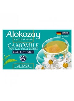 Alokozay Natural Herbal Chamomile Tea 25 Tea Bags 30.0grams  - Image 1
