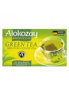 Alokozay Gree Tea Pure Ceylon 25 Tea Bags 50.0grams  - Image 1