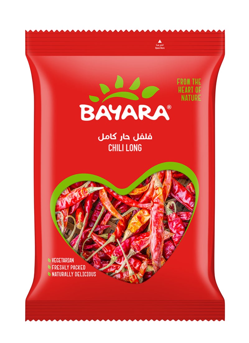 Bayara Dried Chilli Whole Long 100grams - Image 1