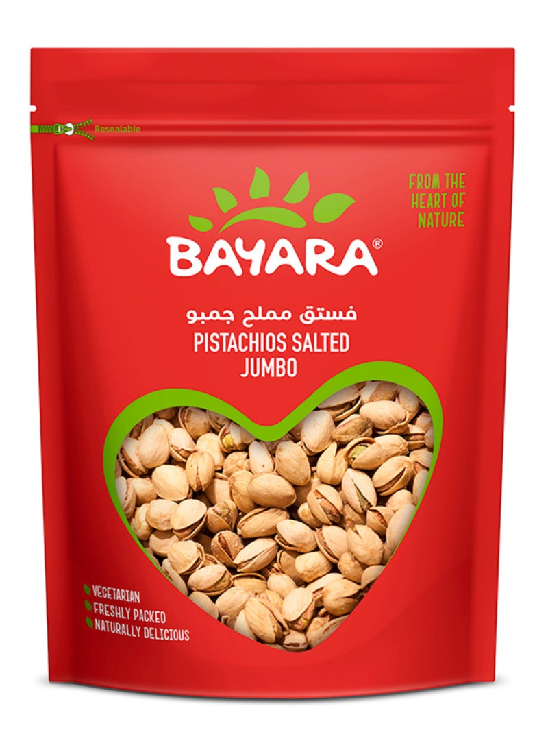 Bayara Jumbo Salted Pistachios 400grams - Image 1