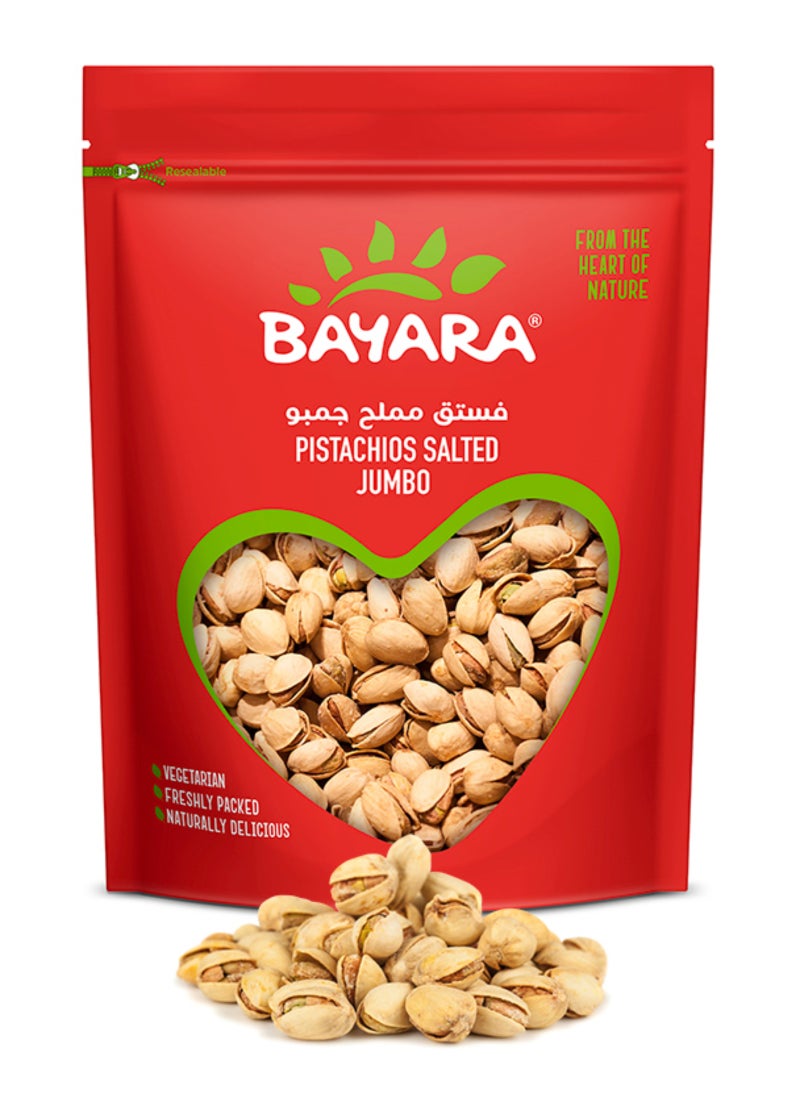 Bayara Jumbo Salted Pistachios 400grams - Image 2