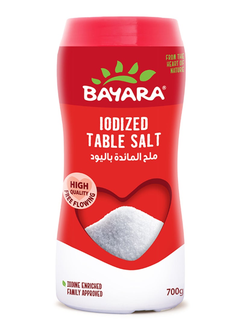 Bayara Iodized Table Salt Bottle 700grams - Image 1