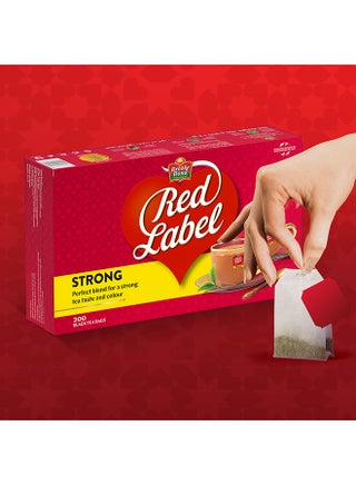 Red Label Black Tea, 100 Teabags 200grams - view 2