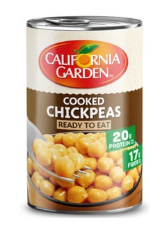 California Garden Ready to Eat Chickpeas 400grams  - Image 1