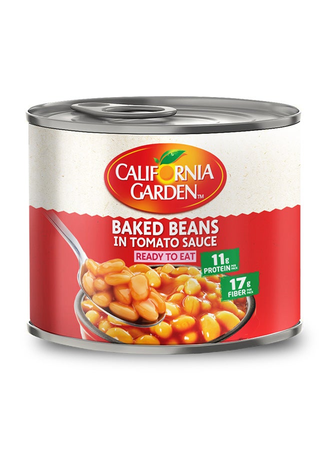 California Garden Baked Beans In Tomato Sauce Ready To Eat 220grams  - Image 1