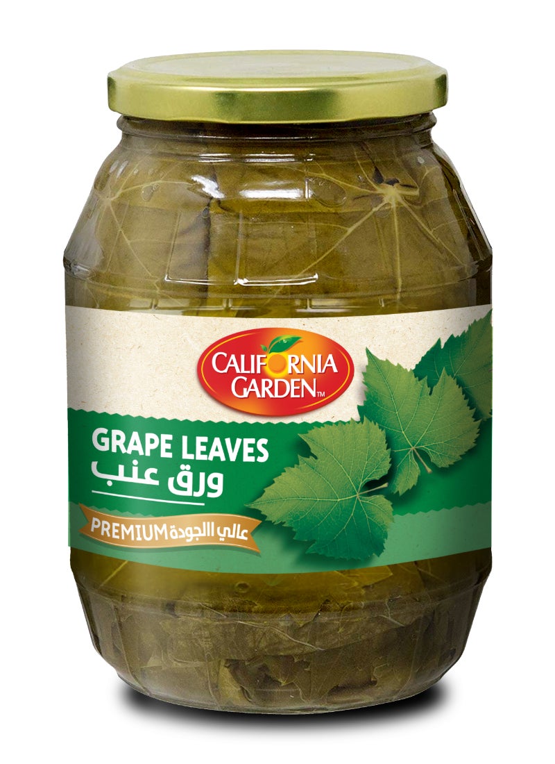 California Garden Grape Leaves in Brine 908grams - Image 1