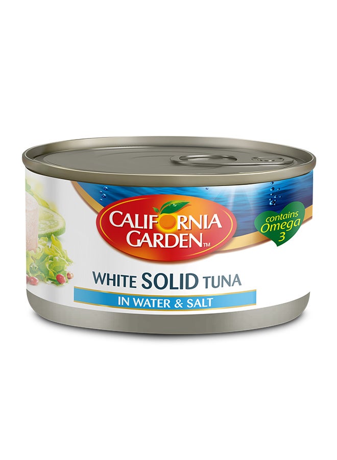 California Garden Canned White Solid Tuna In Water And  Salt 170grams  - Image 1