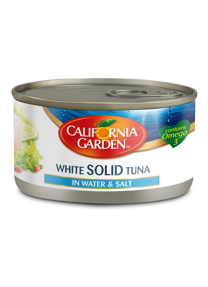California Garden Canned White Solid Tuna In Water And  Salt 170grams  - Image 1