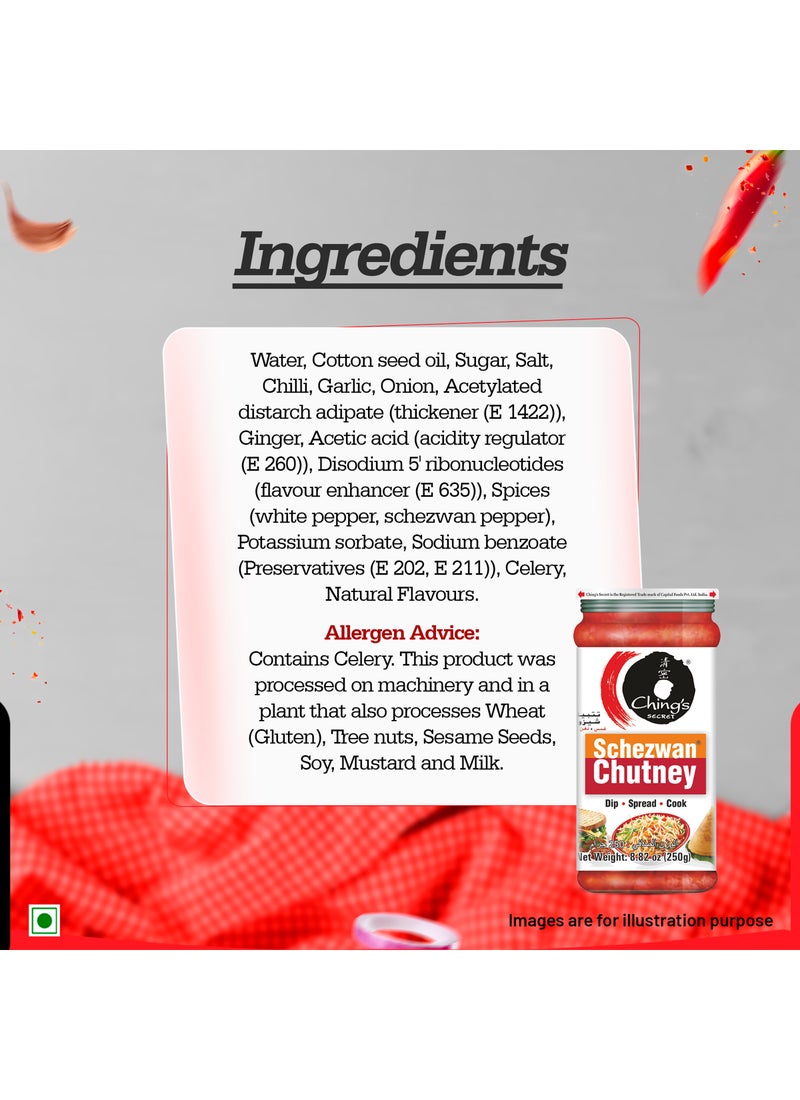 Ching's Schezwan Chutney 250grams - Image 4