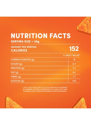 Nacho Cheese Chips 21grams Pack of 12 - view 2