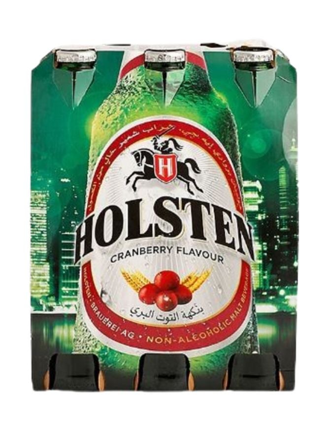 Holsten - Cranberry Flavor Drink 330ml Pack of 6 - Image 1