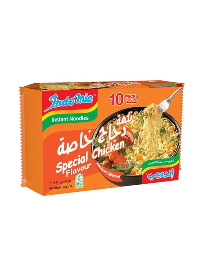 Indomie - Instant Noodles, Special Chicken Flavour, 75 g × 10 Pieces Pack of 10 - Image 1
