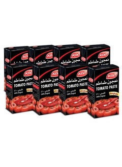 كي دي دي صلصة معجون الطماطم 135جرام عبوة من 8 قطع  - Image 1