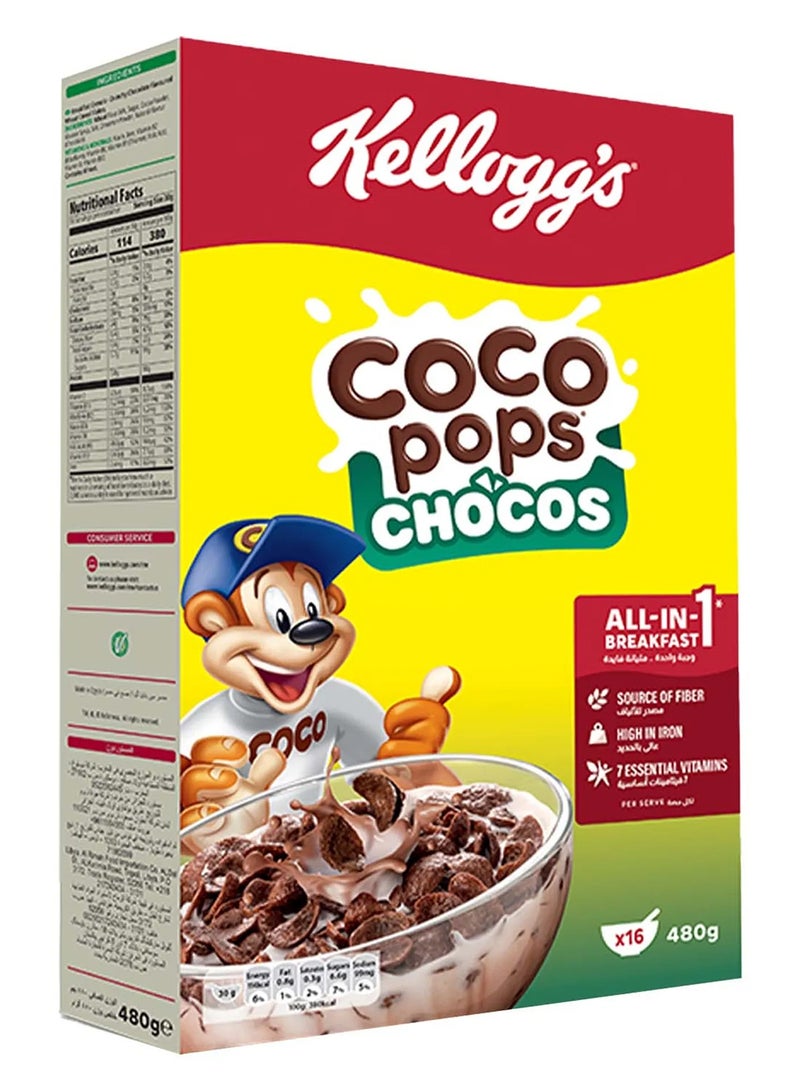 Kellogg's Coco Pops Cereal 480.0grams - Image 1