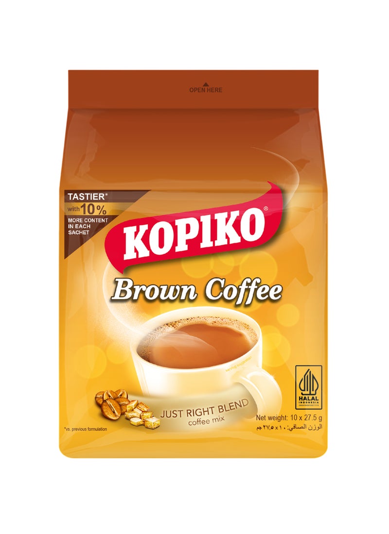 Kopiko Brown Coffee 27.5grams Pack of 10 - Image 1