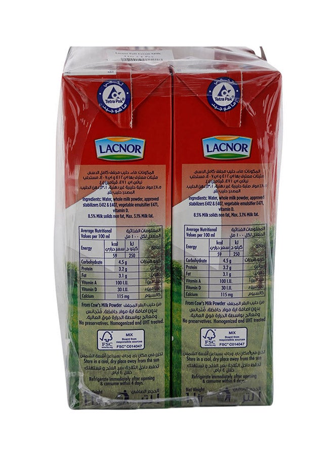 Lacnor Long Life Milk Full Cream Plain 1Liters Pack of 4 - Image 4