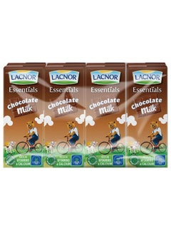 Lacnor Long Life Milk Chocolate 180ml Pack of 8  - Image 1