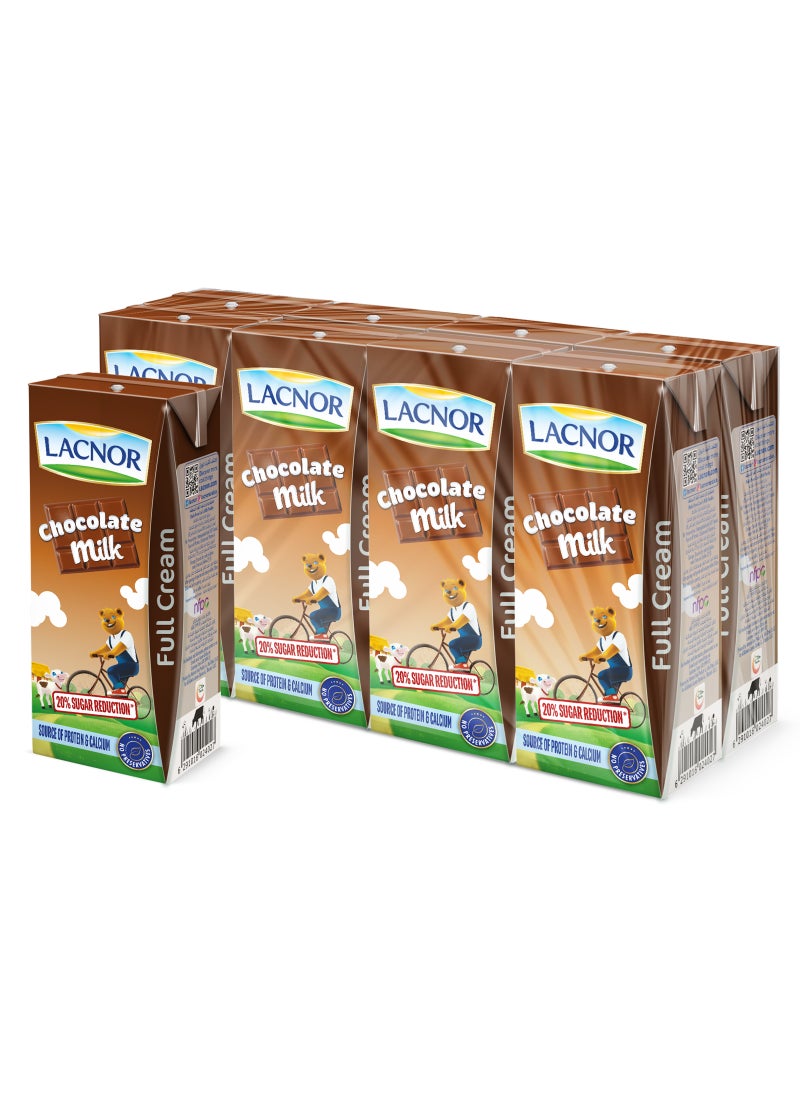 لاكنور حليب طويل الأمد شوكولاتة 180ملليلتر عبوة من 8 قطع - Image 1