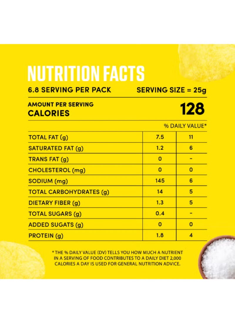Lays Salt Potato Chips 155grams - Image 3