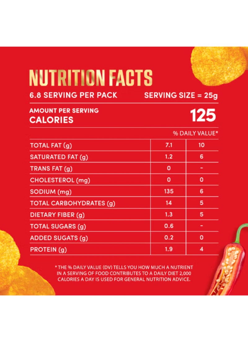 Lays Chili Potato Chips 155grams - Image 3
