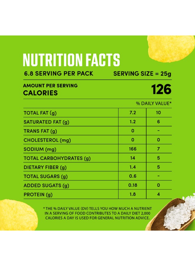 Lays Salt And Vinegar Potato Chips, 155g - Image 4