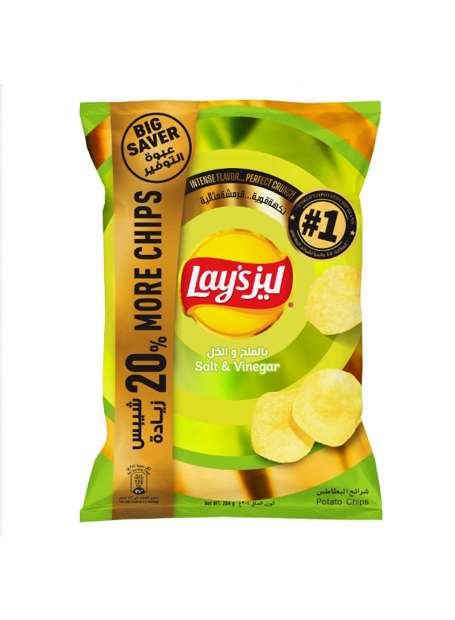 Lays Salt And Vinegar Potato Chips, 155g - Image 3