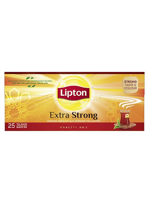 Extra Strong Black Tea 25 Teabags 2.2grams  Single