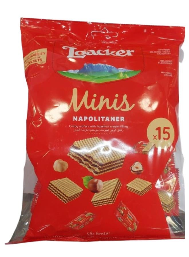Loacker Minis Napolitaner Cream Filled Wafers 150grams