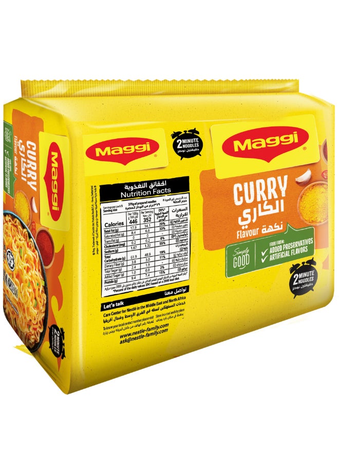 2 Minutes Curry Noodles 79grams Pack of 5