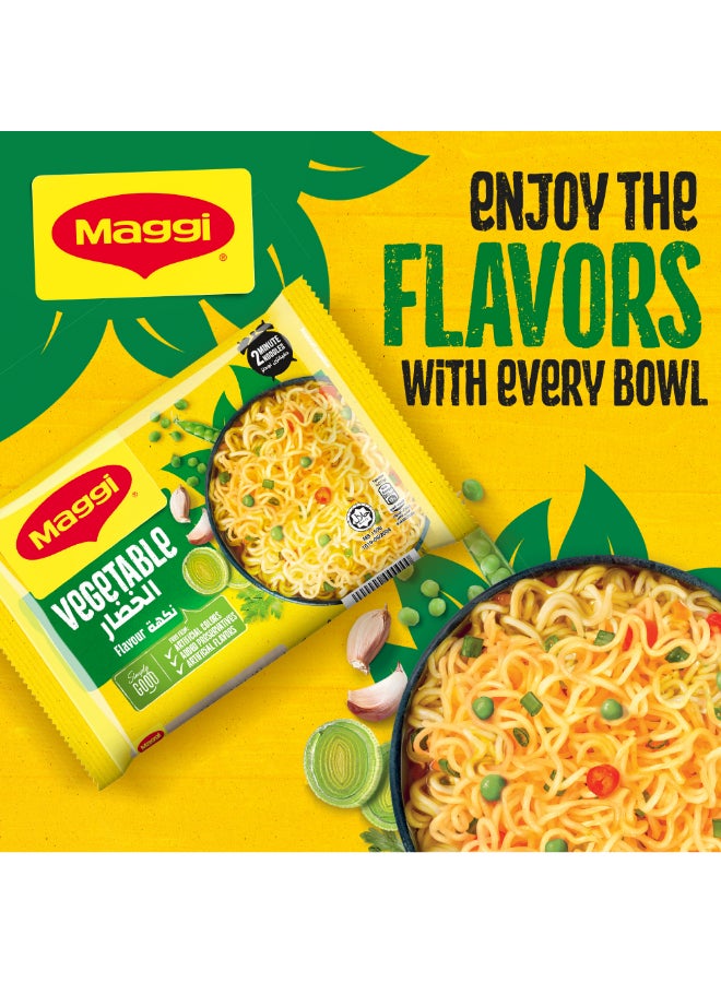 Maggi 2 Minutes Vegetable Noodles 77grams Pack of 5 - Image 2
