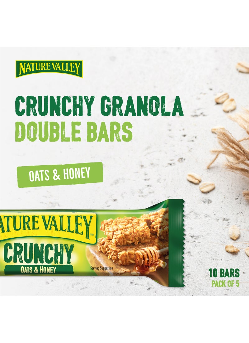 Nature Valley - Crunchy Granola Bars With Oats And Honey 10 Pieces 210grams - Image 1