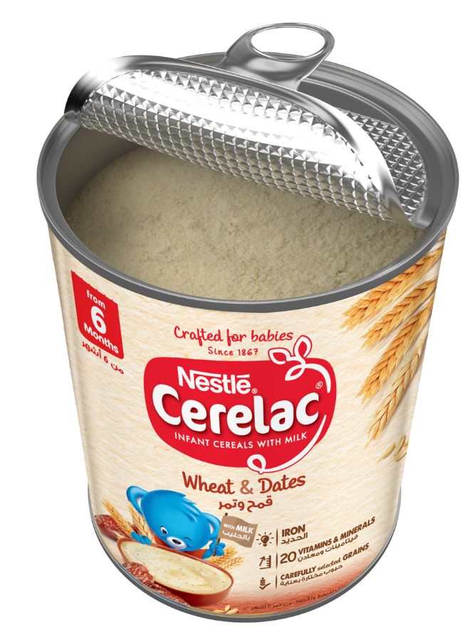 Cerelac - Cerelac Infant Cereal Tin With Wheat And Dates 400grams - Image 1