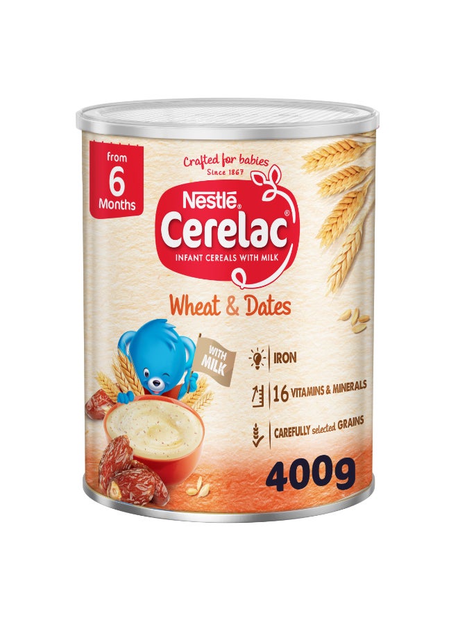 سيريلاك دقيق حبوب القمح والتمر 400جرام - Image 1
