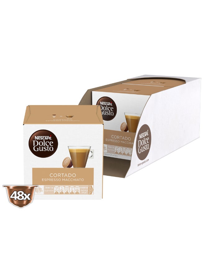نسكافيه دولتشي قوستو قهوة اسبريسو ماكياتو 16 كبسولة اسبريسو - Image 3