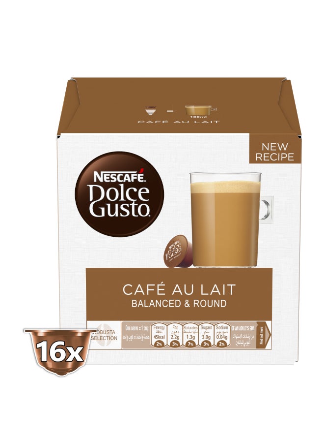Nescafe Dolce Gusto Coffee Capsules Cafe Au Lait 160grams Pack of 3 - Image 3