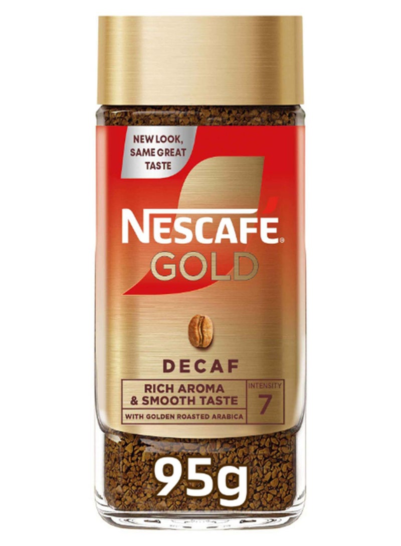 Nescafe Gold Decaf Instant Coffee 95grams - Image 1