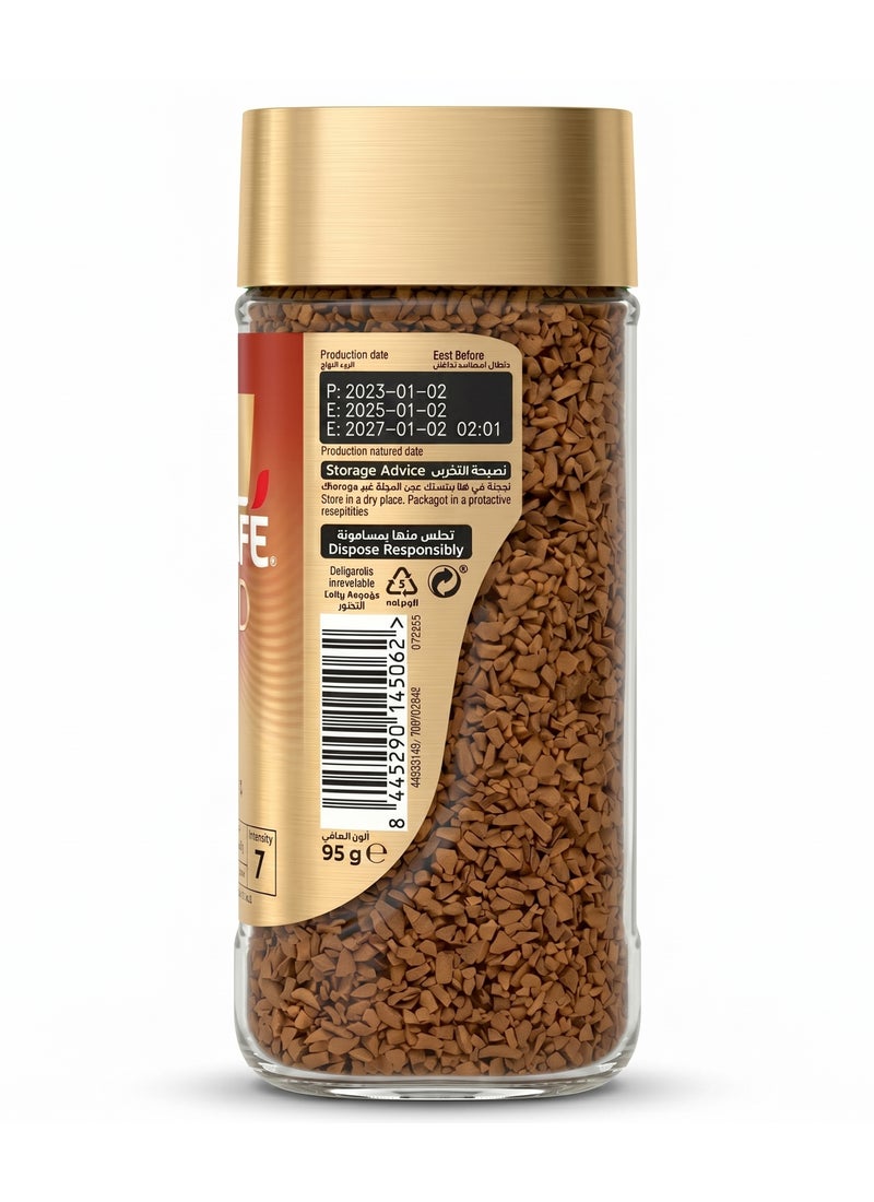 Nescafe Gold Decaf Instant Coffee 95grams - Image 4