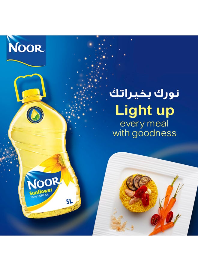 Noor Sunflower Oil 5Liters - Image 2