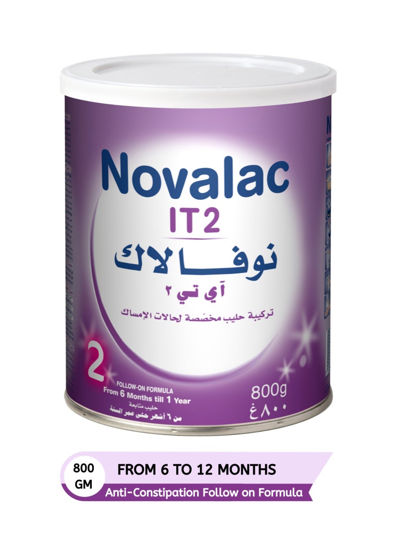 Novalac IT2 Follow On Formula For Constipation From 6 To 12 Months 800grams - Image 1