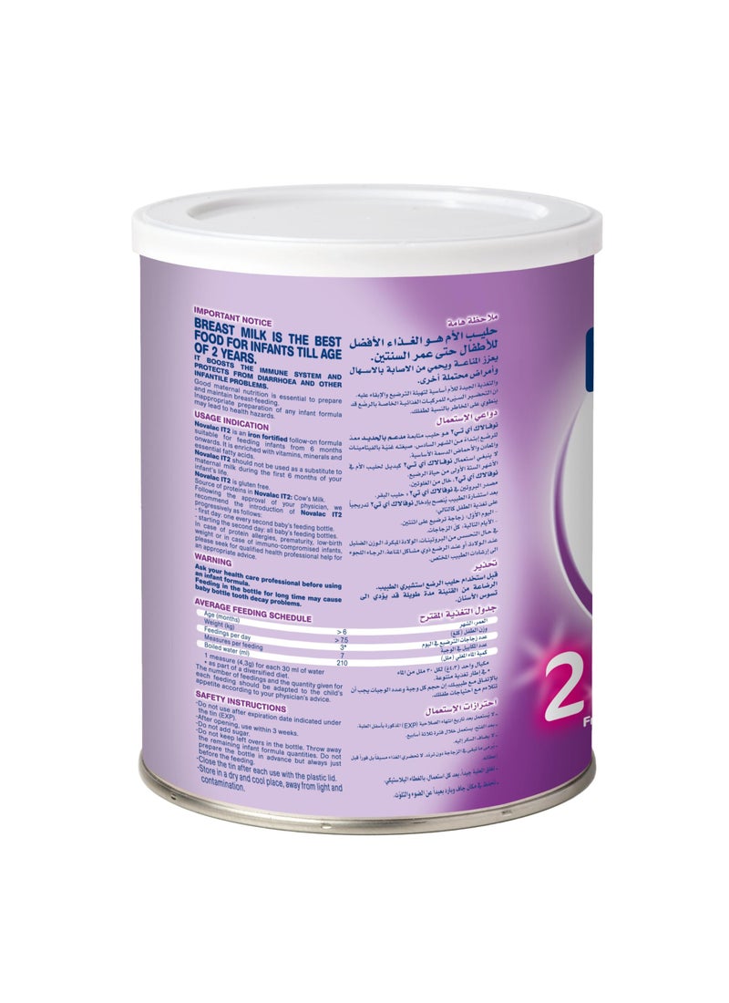 Novalac IT2 Follow On Formula For Constipation From 6 To 12 Months 800grams - Image 2