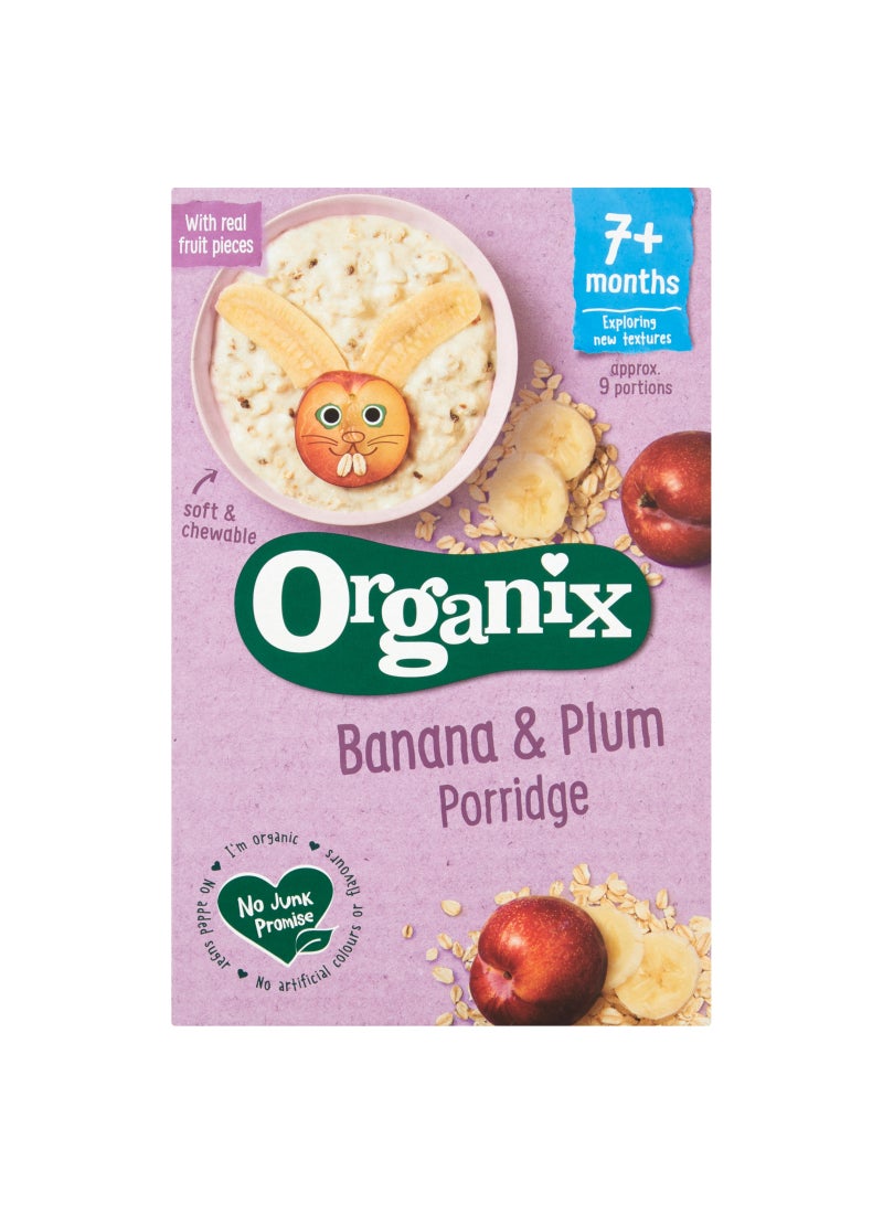 Organix Banana Plum Porridge 200grams - Image 1