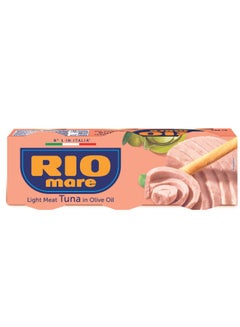 Rio Mare Light Meat Tuna In Olive Oil 80grams Pack of 3  - Image 1