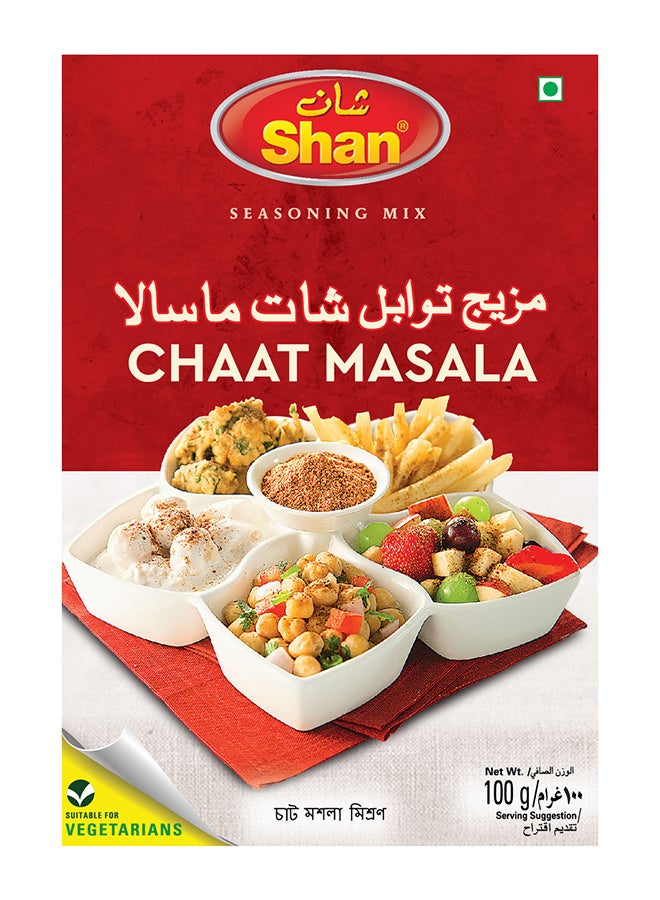 Shan Chaat Masala Seasoning Mix 100grams - Image 1