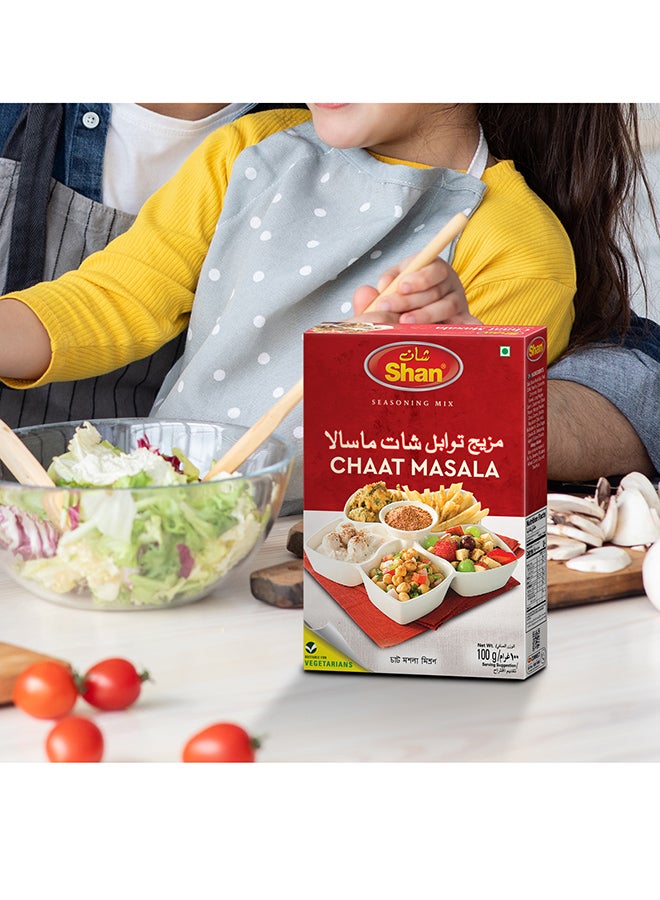 Shan Chaat Masala Seasoning Mix 100grams - Image 3
